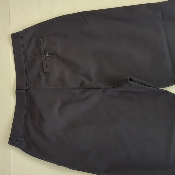 L.L. Bean Original Fit Cotton Twill Pants 14P Navy Blue - Picture 7 of 14